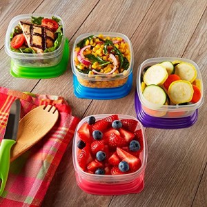 Portion Control Containers / Kit for Weight Loss (7pcs) With COMPLETE E-GUIDE, Leak Proof, Ideal Food Storage Containers for Meals & Diet, Suitable as Lunch Boxes & Food Savers, Similar to 21 Day Fix