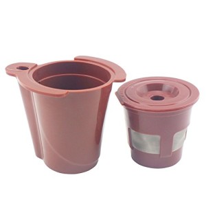 UPGRADED #SK002 KZ-Cup/K2V-Cup For Keurig VUE Brewers by Zaker, Brown
